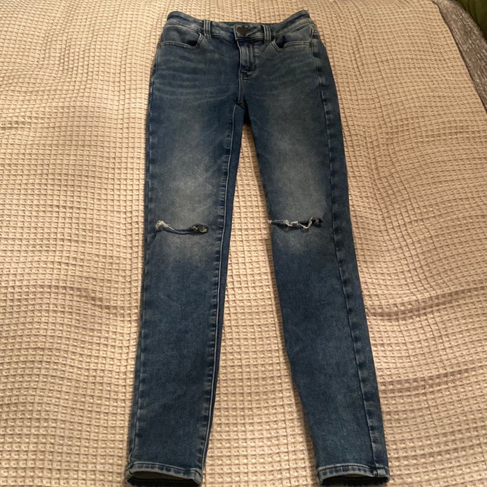 Dark Blue Skinny Jeans from American Eagle Outfitters
